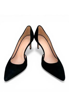 🆕 J. Crew Lucie Black Pumps Suede Leather